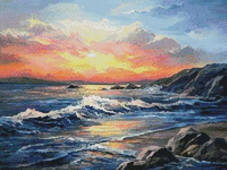 cross stitch pattern Mini Enchantment on the Waters