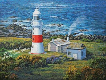 cross stitch pattern Mini Low Head Lighthouse