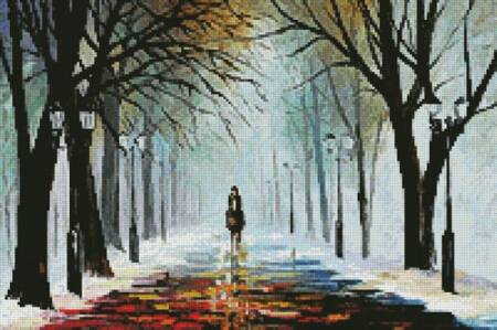 cross stitch pattern Mini Winter Mood