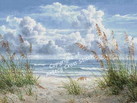 cross stitch pattern Summer Beach Breeze (Large)