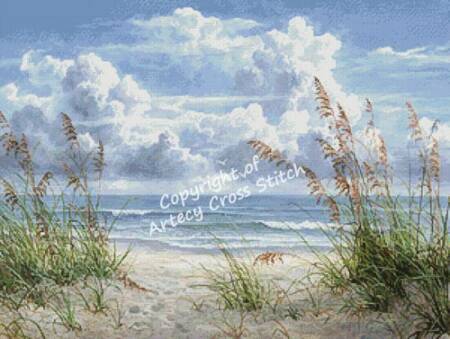 cross stitch pattern Summer Beach Breeze