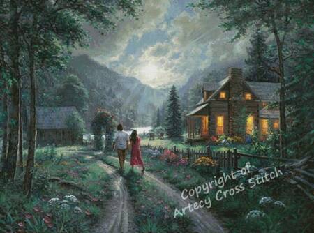 cross stitch pattern Treasured Moments (Large)