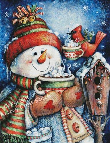 cross stitch pattern Warm Wishes (Large)