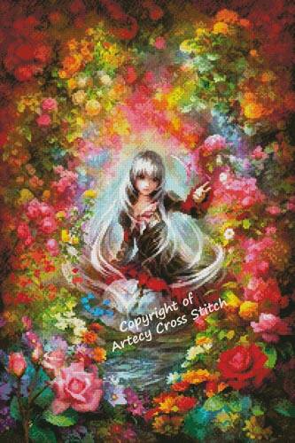 cross stitch pattern Arcana Rouge