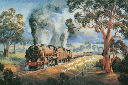 cross stitch pattern A Friendly Wave