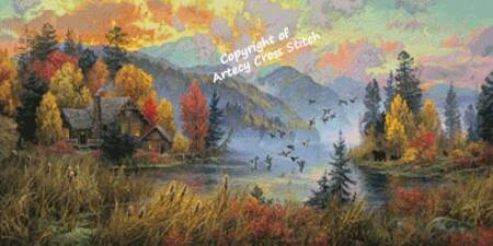 cross stitch pattern A Place Called Home