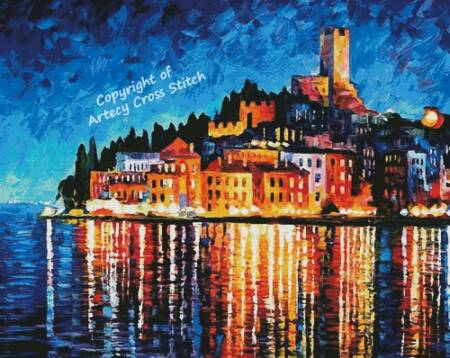 cross stitch pattern Italy, Verona (Large)