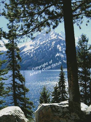 cross stitch pattern Jenny Lake (Large)