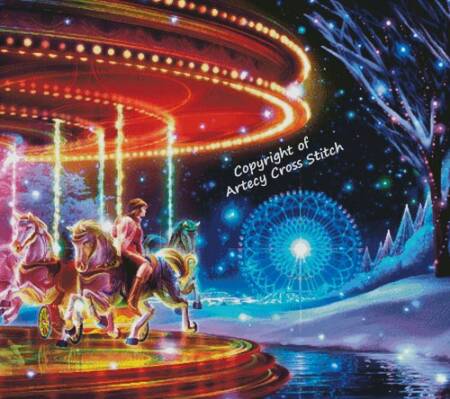 cross stitch pattern Luminario (Cushion)