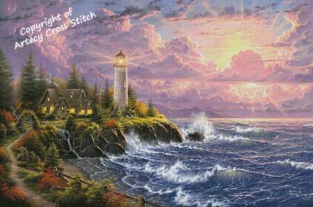 cross stitch pattern Light of Faith (Large)
