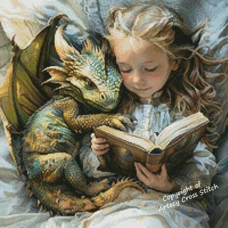 cross stitch pattern Mini Dragon Tales