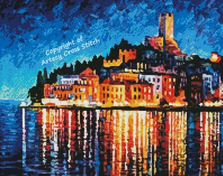 cross stitch pattern Mini Italy, Verona