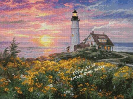 cross stitch pattern Mini Spring Light