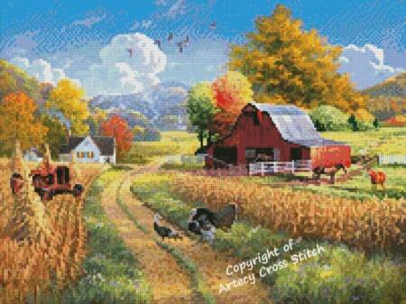 cross stitch pattern Mini Season to be Thankful