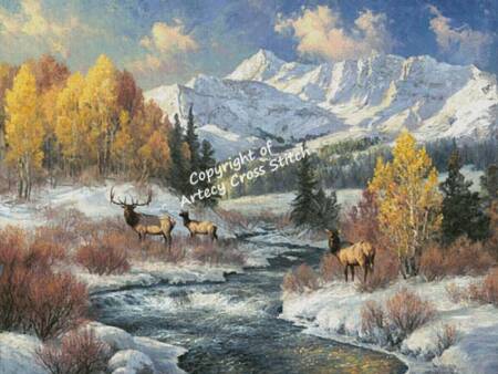 cross stitch pattern The Early Snow (Large)