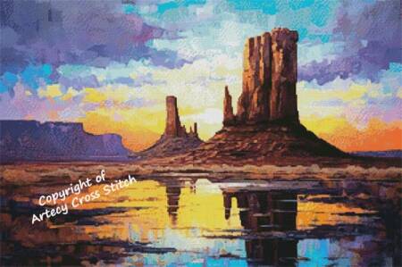 cross stitch pattern Arizona Wilderness