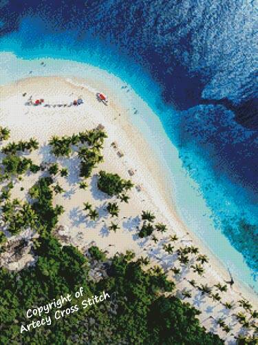 cross stitch pattern Cayo Sombrero