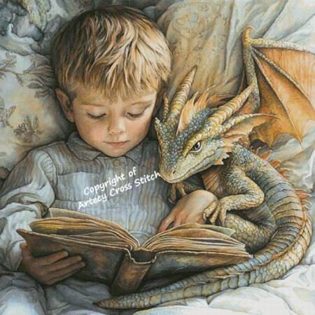 cross stitch pattern Dragon Tales 2 (Large)