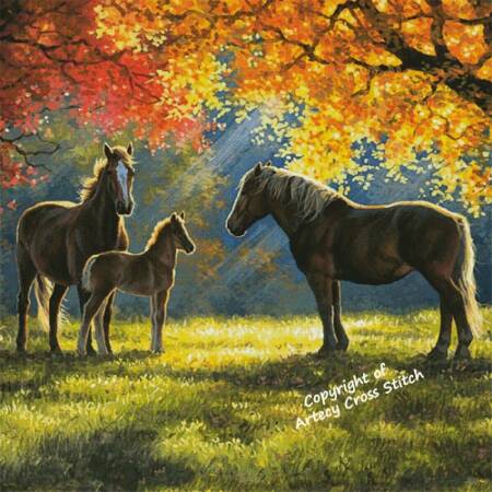 cross stitch pattern Family Moment (Large)