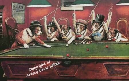 cross stitch pattern Kelly Pool (Large)