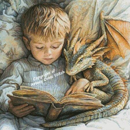 cross stitch pattern Mini Dragon Tales 2