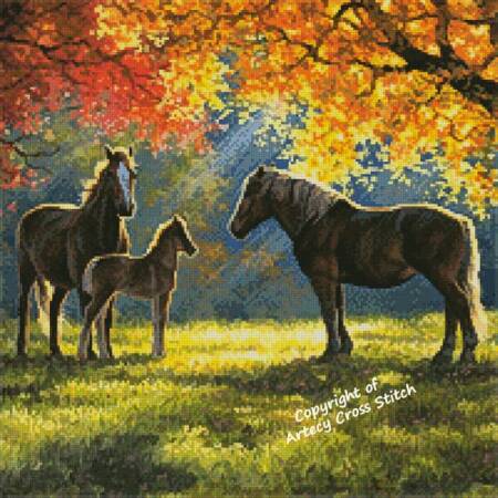 cross stitch pattern Mini Family Moment