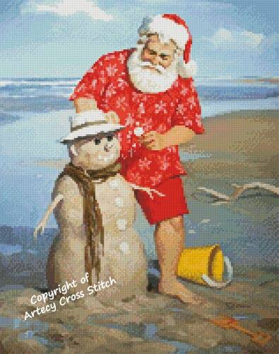 cross stitch pattern Mini Shoreline Fun