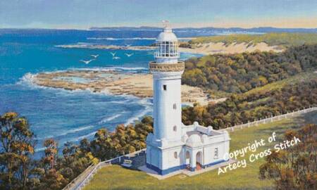 cross stitch pattern Norah Head Lighthouse (Large)