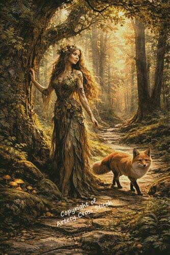 cross stitch pattern Dryad (Large)