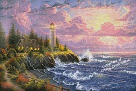 cross stitch pattern Mini Light of Faith