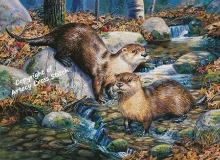 cross stitch pattern Otter Nonsense (Large)