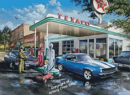 cross stitch pattern Texaco (Large)