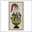 cross stitch pattern Country Santa