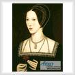 cross stitch pattern Anne Boleyn