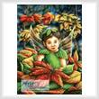 cross stitch pattern Autumn Fairy