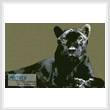 cross stitch pattern Black Panther