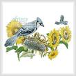 cross stitch pattern Blue Jay