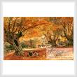 cross stitch pattern Burnham Beeches