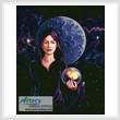 cross stitch pattern Crystal Moon