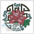 cross stitch pattern Chinese Motif