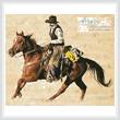 cross stitch pattern Cowboy 2