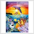 cross stitch pattern Dolphins and Sea Horse