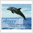 cross stitch pattern Dolphin Leap