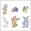 cross stitch pattern Easter Motifs 2