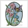 cross stitch pattern Fairy Oval