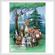 cross stitch pattern Forest Family