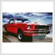 cross stitch pattern Ford Mustang
