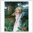 cross stitch pattern Forest Fairy