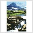 cross stitch pattern Glacier, Montana