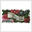 cross stitch pattern God is Love